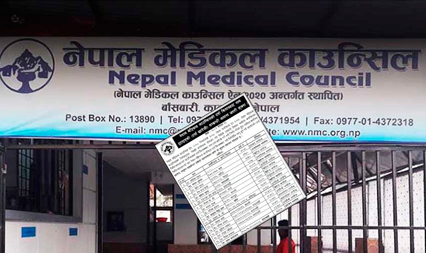 १७ चिकित्सकको दर्ता खारेज, विदेशी नागरिकता लिएको पुष्टि